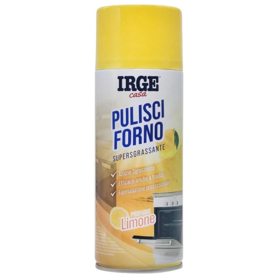IRGE SPRAY PULISCI FORNO LIMONE 400 ML (Confezione da 12 pezzi) 