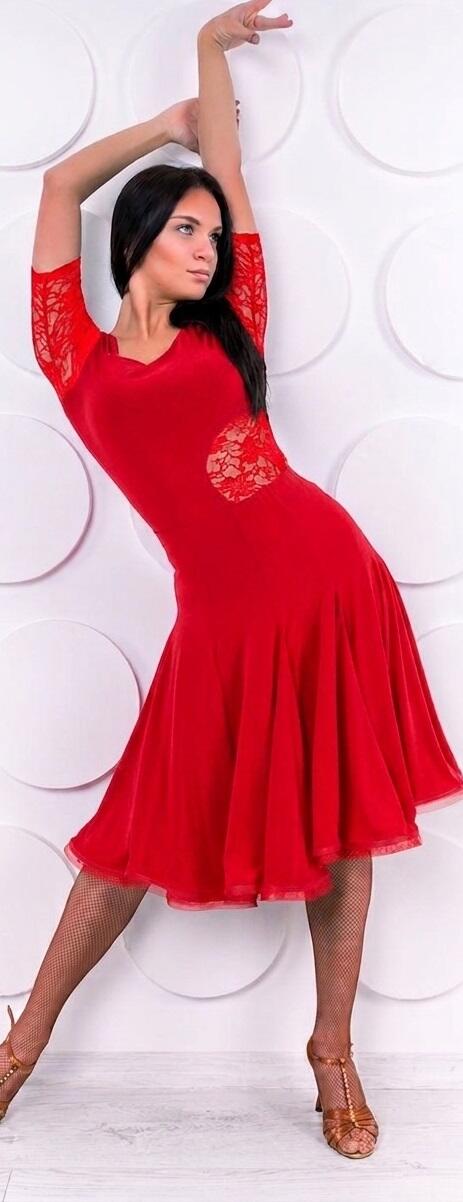 Maglia elastica in tessuto tecnico con inserti in pizzo U372