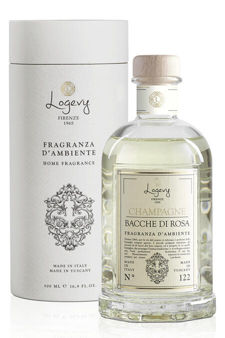 Logevy Firenze 1965 profumatore ambiente Champagne e Bacche di Rosa 500 ML.