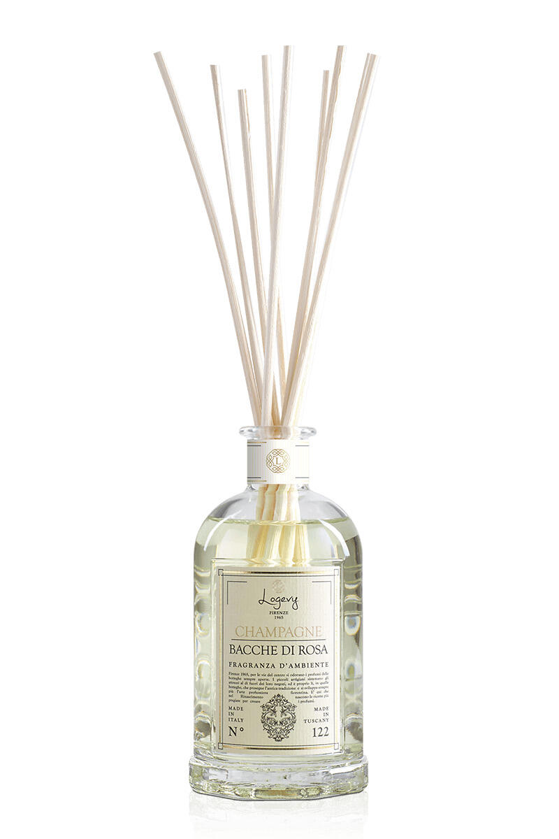 Logevy Firenze 1965 profumatore ambiente Champagne e Bacche di Rosa 500 ML.