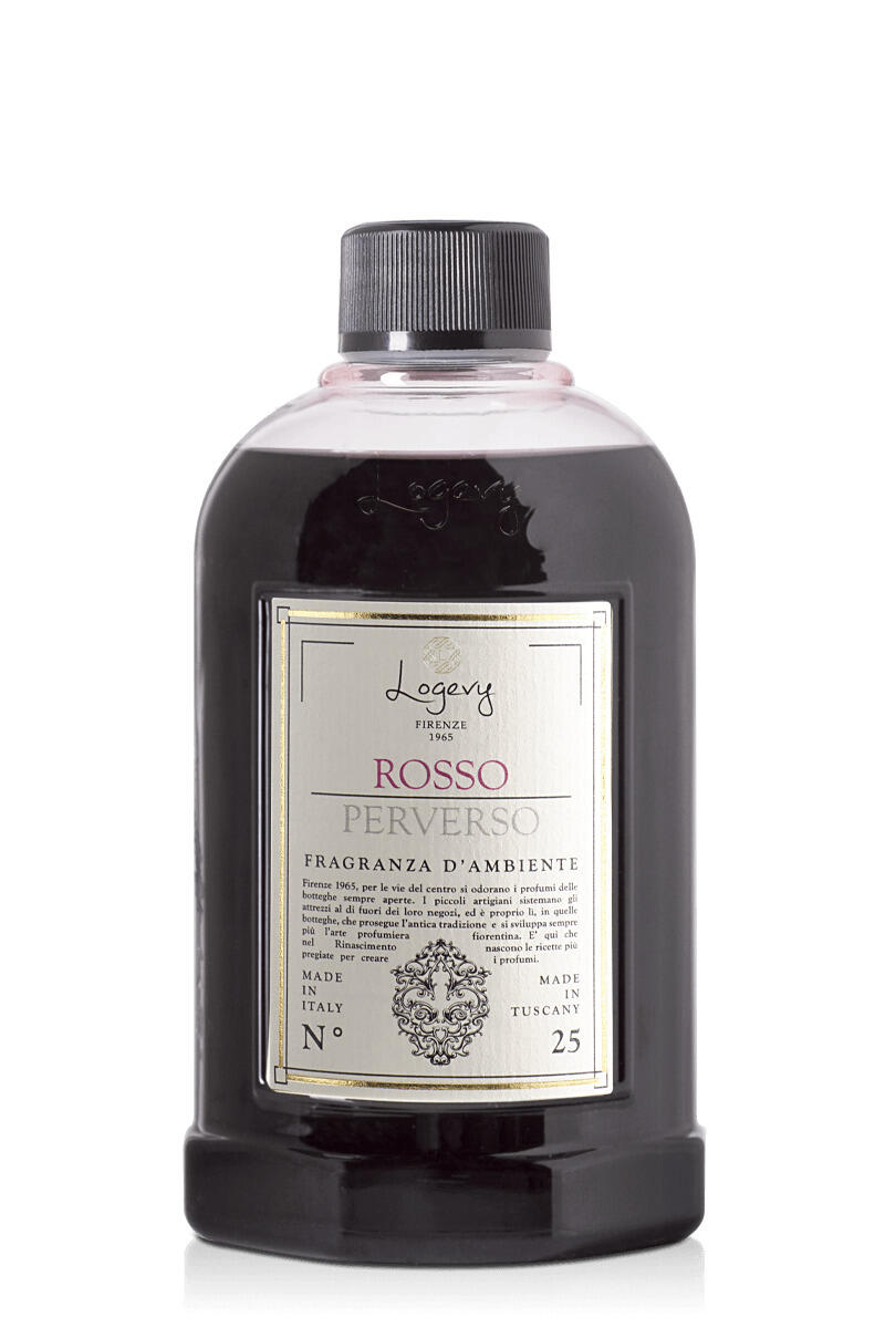 Logevy Firenze 1965 ricarica profumatore ambiente Rosso Perverso 500ML.