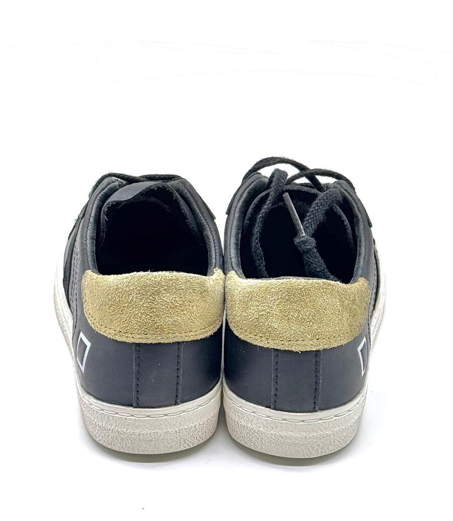D.A.T.E. Sneaker in pelle e camoscio nere