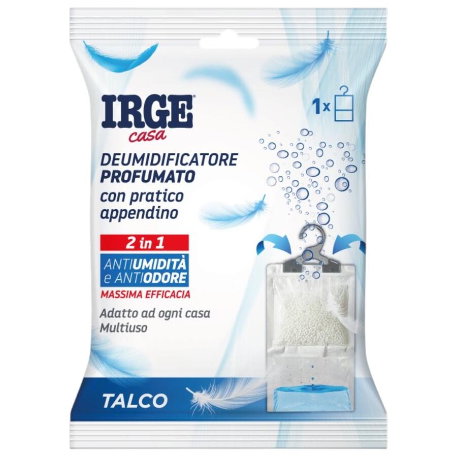 IRGE DEUMIDIFICATORE CON APPENDINO 500 ML TALCO (Confezione da 12 pezzi) 