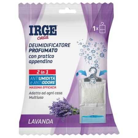IRGE DEUMIDIFICATORE CON APPENDINO 500 ML LAVANDA (Confezione da 12 pezzi) 