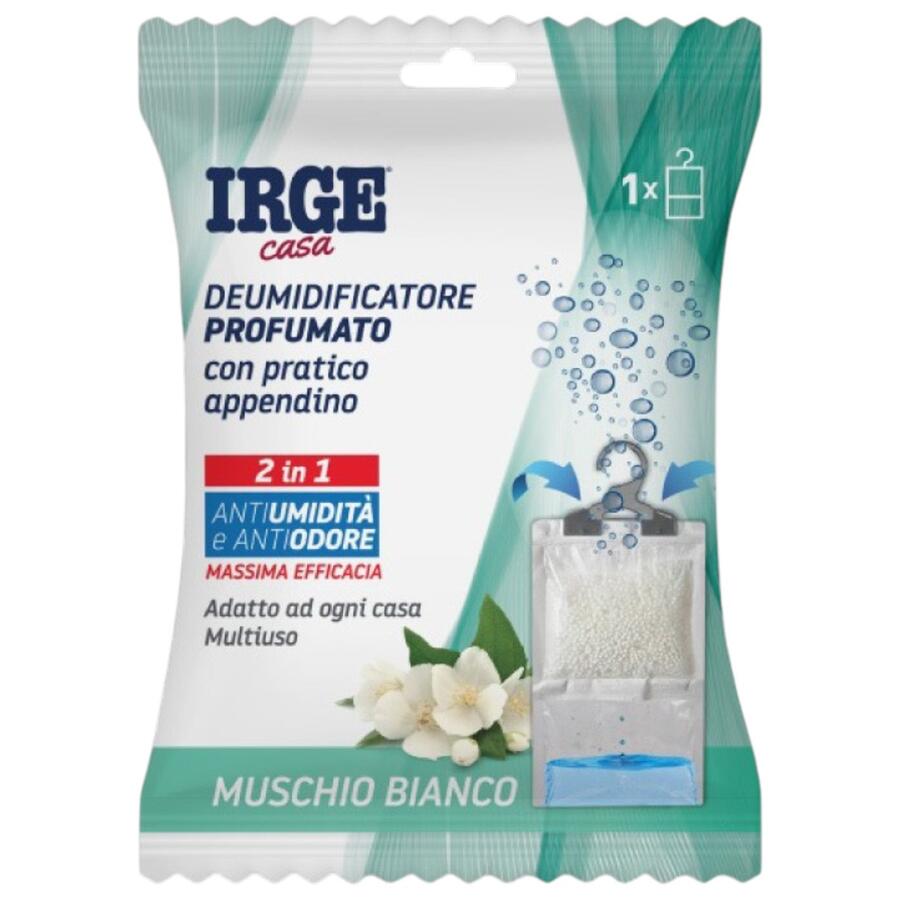 IRGE DEUMIDIFICATORE CON APPENDINO 500 ML MUSCHIO BIANCO (Confezione da 12 pezzi) 