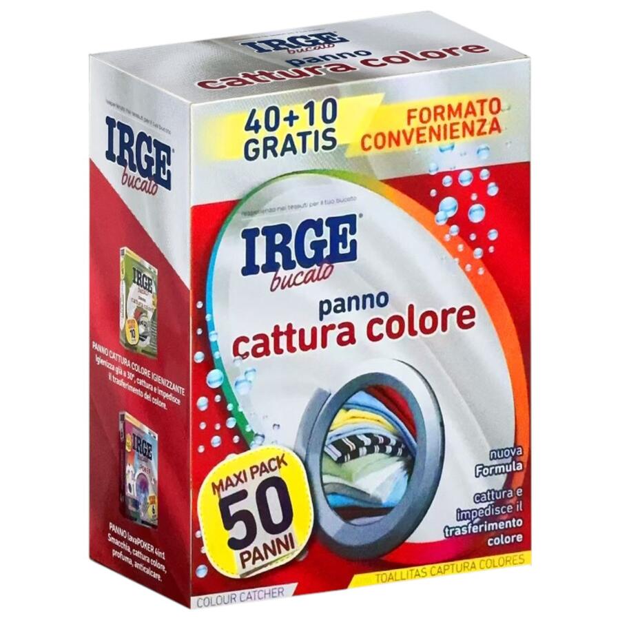 IRGE PANNO CATTURA COLORE 50 FOGLI (Confezione da 12 pezzi) 