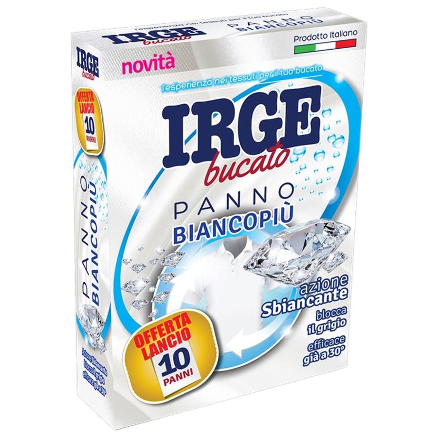 IRGE PANNO CATTURA COLORE BIANCOPIU' 10 FOGLI (Confezione da 10 pezzi) 