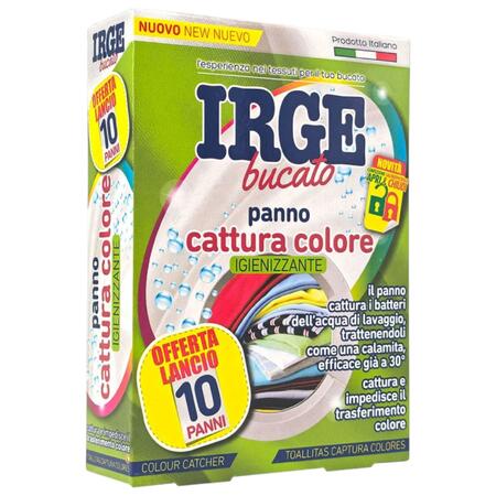 IRGE PANNO CATTURA COLORE IGIENIZZANTE 10 FOGLI (Confezione da 10 pezzi) 