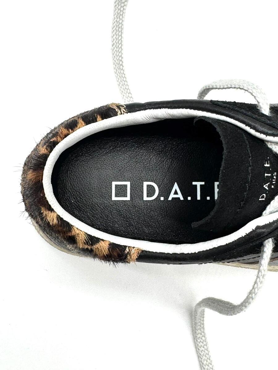 D.A.T.E. Sneaker  in pelle nere/animalier