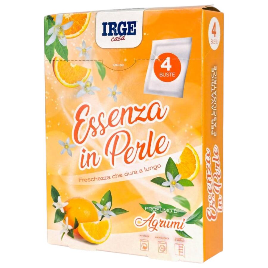 IRGE ESSENZE IN PERLE 4 BUSTINE AGRUMI (Confezione da 10 pezzi) 