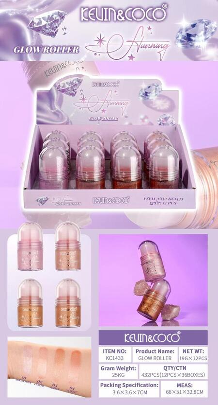 KEVIN & COCO GLOW ROLLER [Conf. da 12 pezzi]