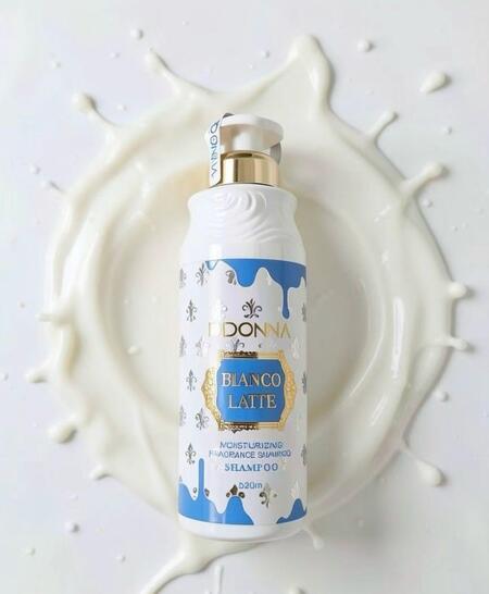 D'DONNA SHAMPOO BIANCO LATTE da 520 ml [Conf. da 12 pezzi]