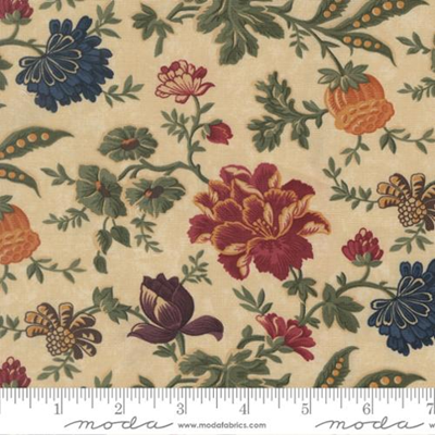9830-11 tessuto americano Quail Run Kansas Troubles Quilters taglio 25x110 cm