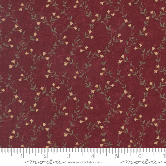 9831-13 tessuto americano Quail Run Kansas Troubles Quilters taglio 25x110 cm 
