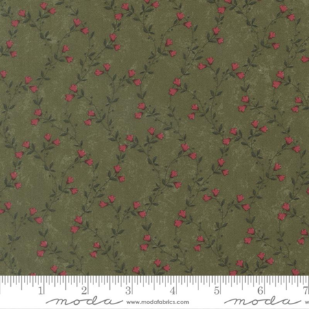 9831-15 tessuto americano Quail Run Kansas Troubles Quilters taglio 25x110 cm