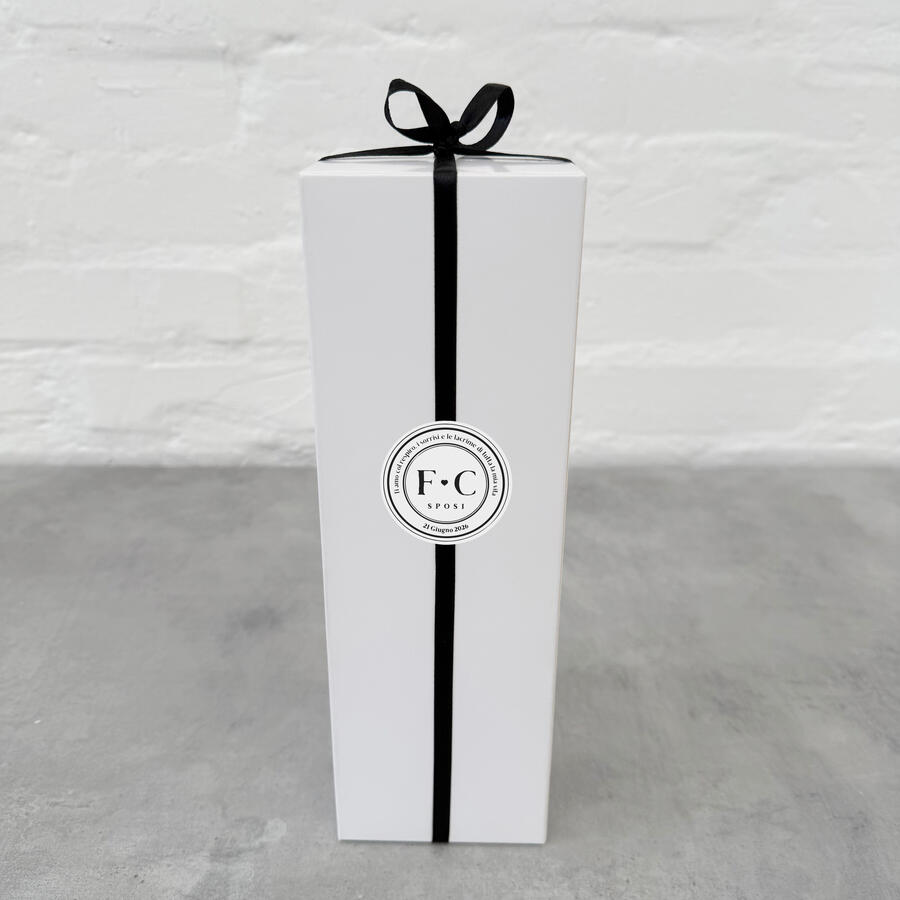 Bomboniera Frasi d'amore - Diffusore di fragranze con testi personalizzati completo di scatola