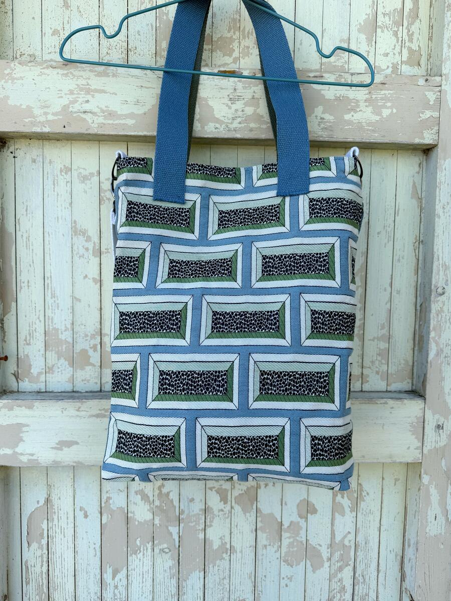 Borsa rettangoli tridimensionali 