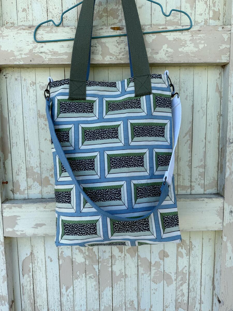 Borsa rettangoli tridimensionali 