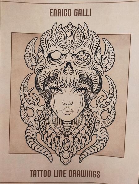 Enrico Galli - Tattoo Line Drawings