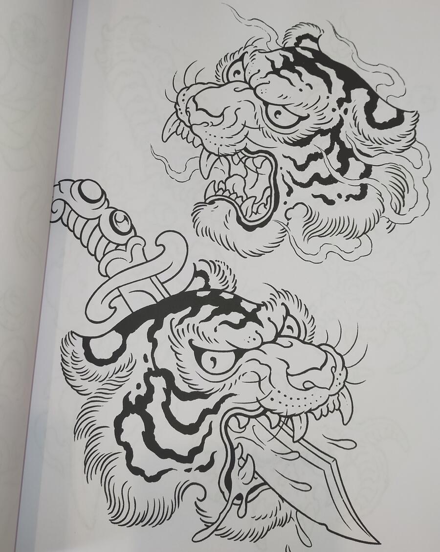 Enrico Galli - Tattoo Line Drawings