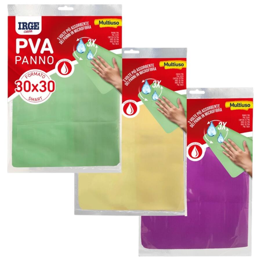 IRGE PANNO PVA 30X30 CM (Confezione da 12 pezzi) 