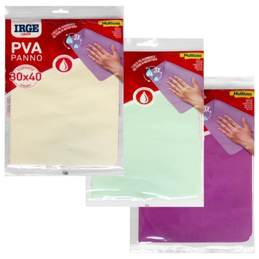 IRGE PANNO PVA 30X40 CM (Confezione da 12 pezzi) 
