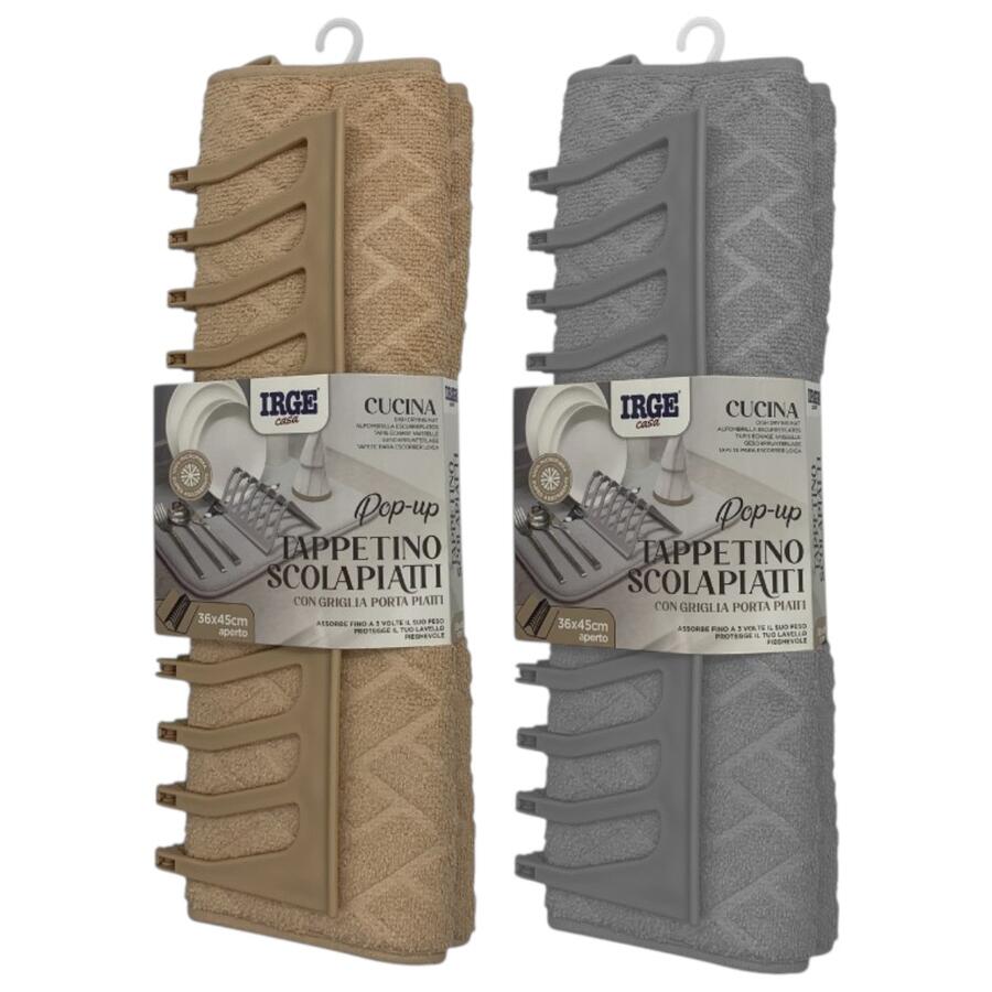 IRGE TAPPETINO SCOLAPIATTI 35X46 CM (Confezione da 4 pezzi) 