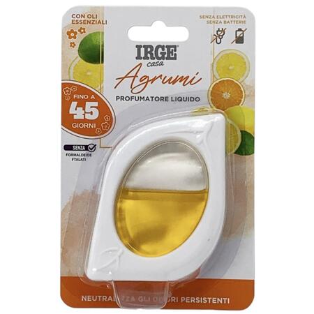 IRGE PROFUMATORE LIQUIDO 7 ML AGRUMI (Confezione da 12 pezzi)