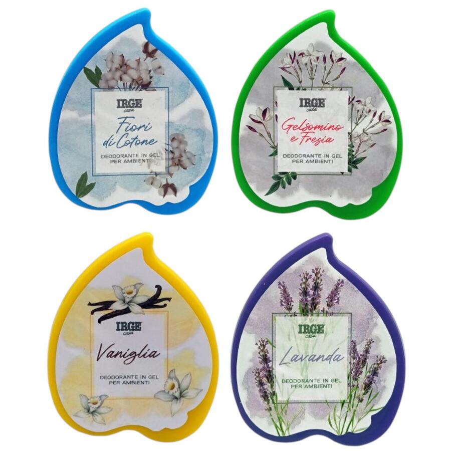IRGE DEO GEL PER AMBIENTI PROFUMAZIONI ASSORTITE (Confezione da 12 pezzi9 