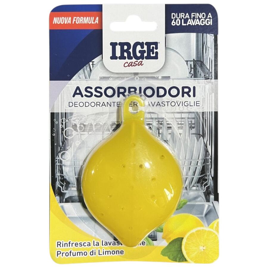 IRGE DEODORANTE PER LAVASTOVIGLIE LIMONE (Confezione da 12 pezzi) 