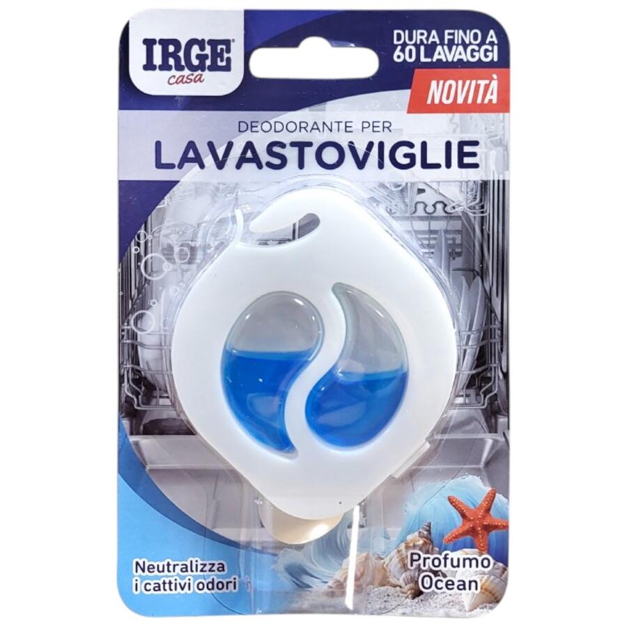IRGE DEODORANTE PER LAVASTOVIGLIE FRESHNER 4 ML OCEAN (Confezione da 12 pezzi) 