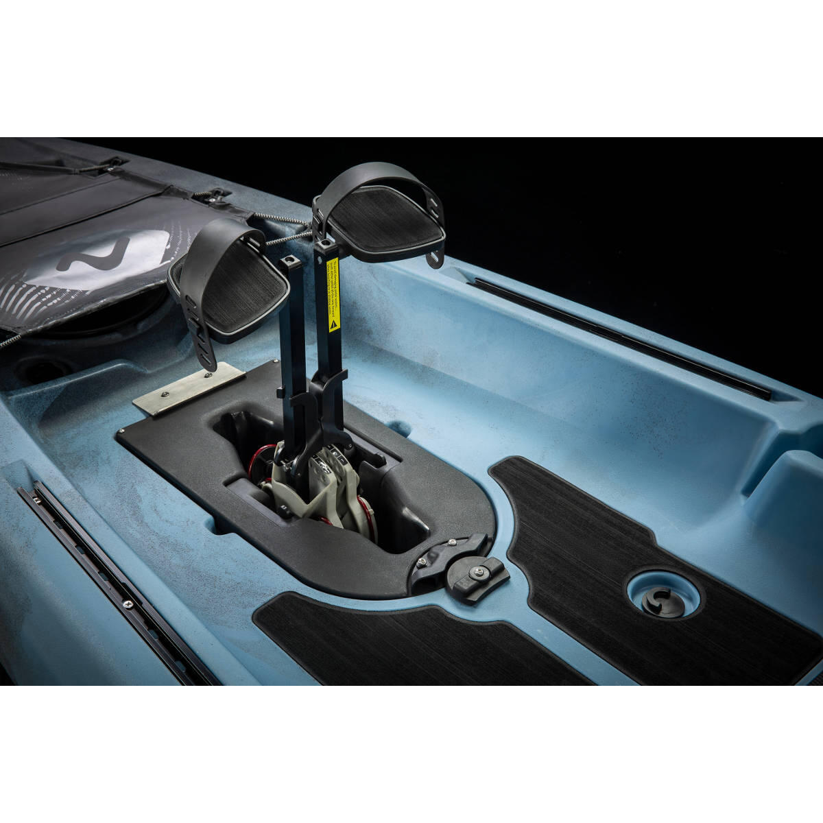 Kayak da pesca a pedali Vibe Makana 100 con sistema pedali x Drive - Raven - 305 cm