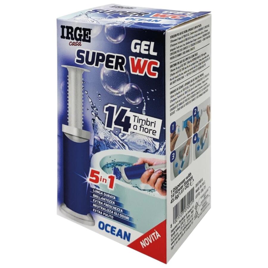 IRGE DEO WC GEL 14 STAMPI OCEAN (Confezione da 12 pezzi) 