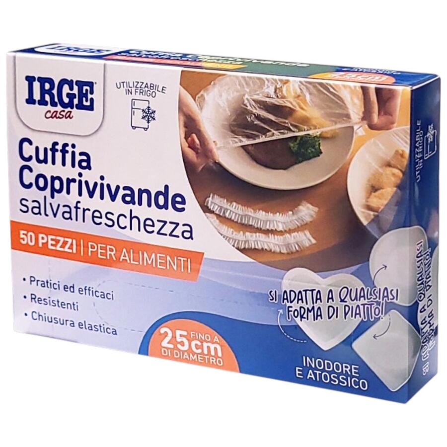 IRGE CUFFIE COPRIVIVANDE 50 PEZZI (Confezione da 12 pezzi) 