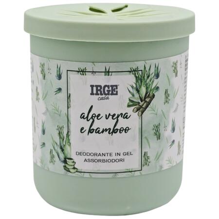 IRGE DEODORANTE IN GEL ASSORBIODORI 190 GR ALOE VERA E BAMBOO (Confezione da 12 pezzi) 