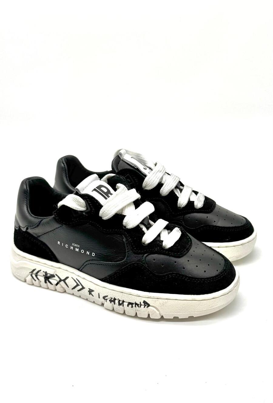  John Richmond sneaker in pelle junior unisex