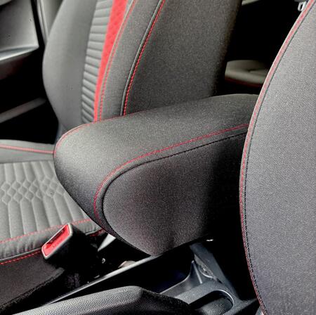 Adjustable armrest with storage for Hyundai i10 (2019-2026)