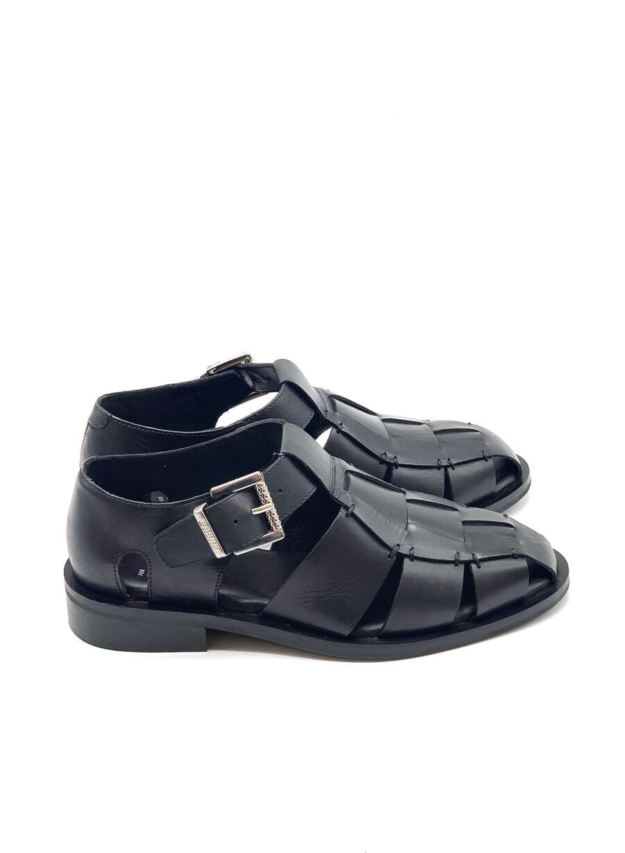 BRONX Ciabatta in pelle di vitello nappato