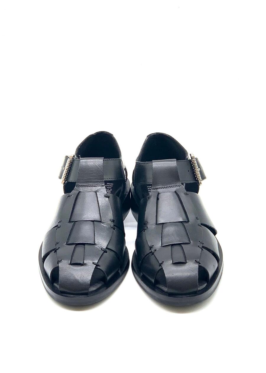 BRONX Ciabatta in pelle di vitello nappato