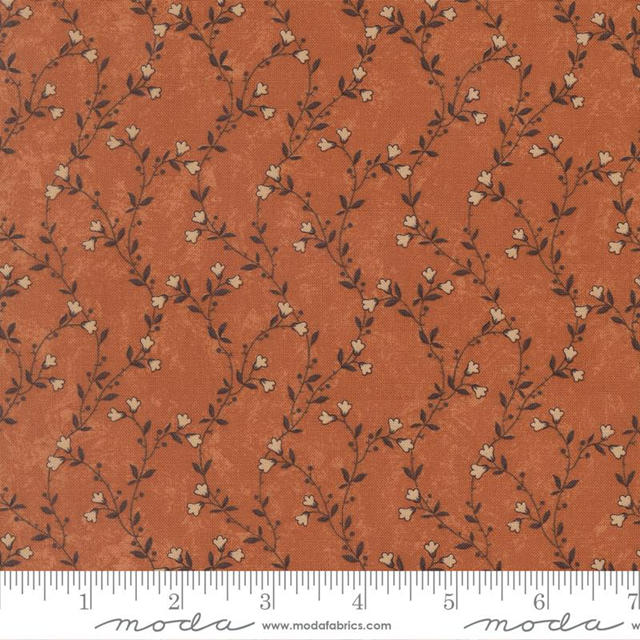 9831-17 tessuto americano Quail Run Kansas Troubles Quilters taglio 25x110 cm