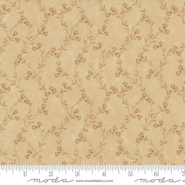 9831-21 tessuto americano Quail Run Kansas Troubles Quilters taglio 25x110 cm