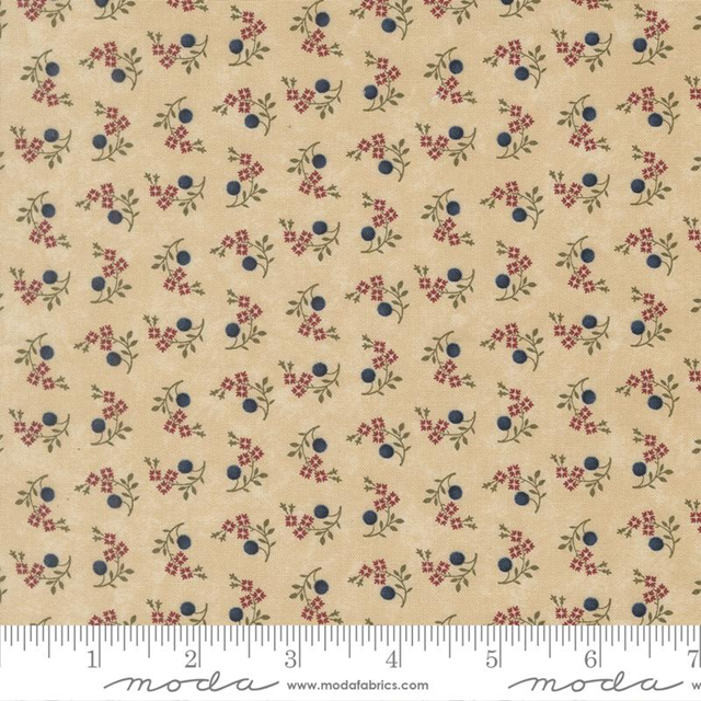 9834-11 tessuto americano Quail Run Kansas Troubles Quilters taglio 25x110 cm