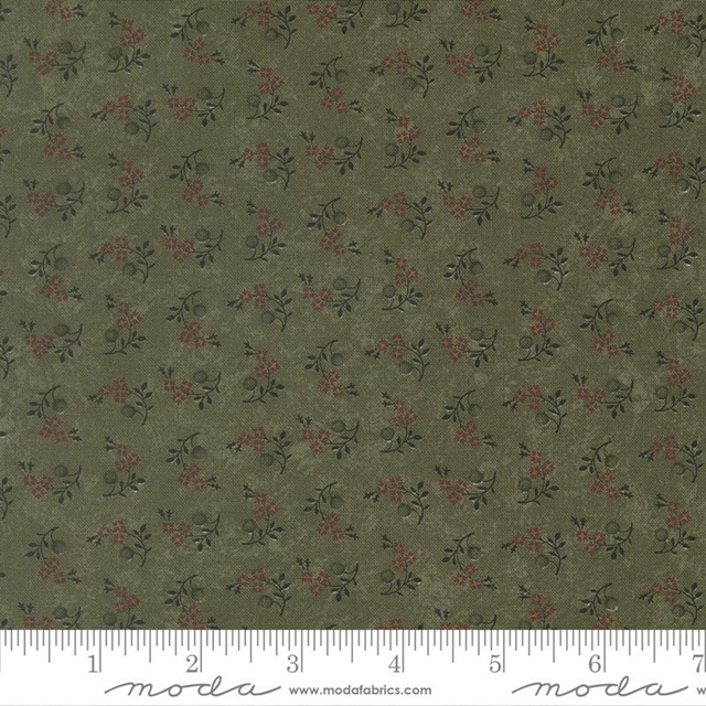 9834-15 tessuto americano Quail Run Kansas Troubles Quilters taglio 25x110 cm