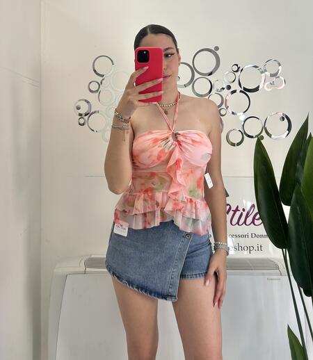 NOVITÀ Top rose velato