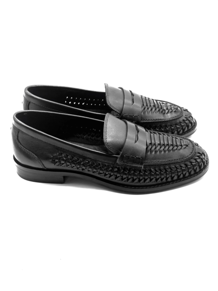 BRONX Mocassino in pelle nero