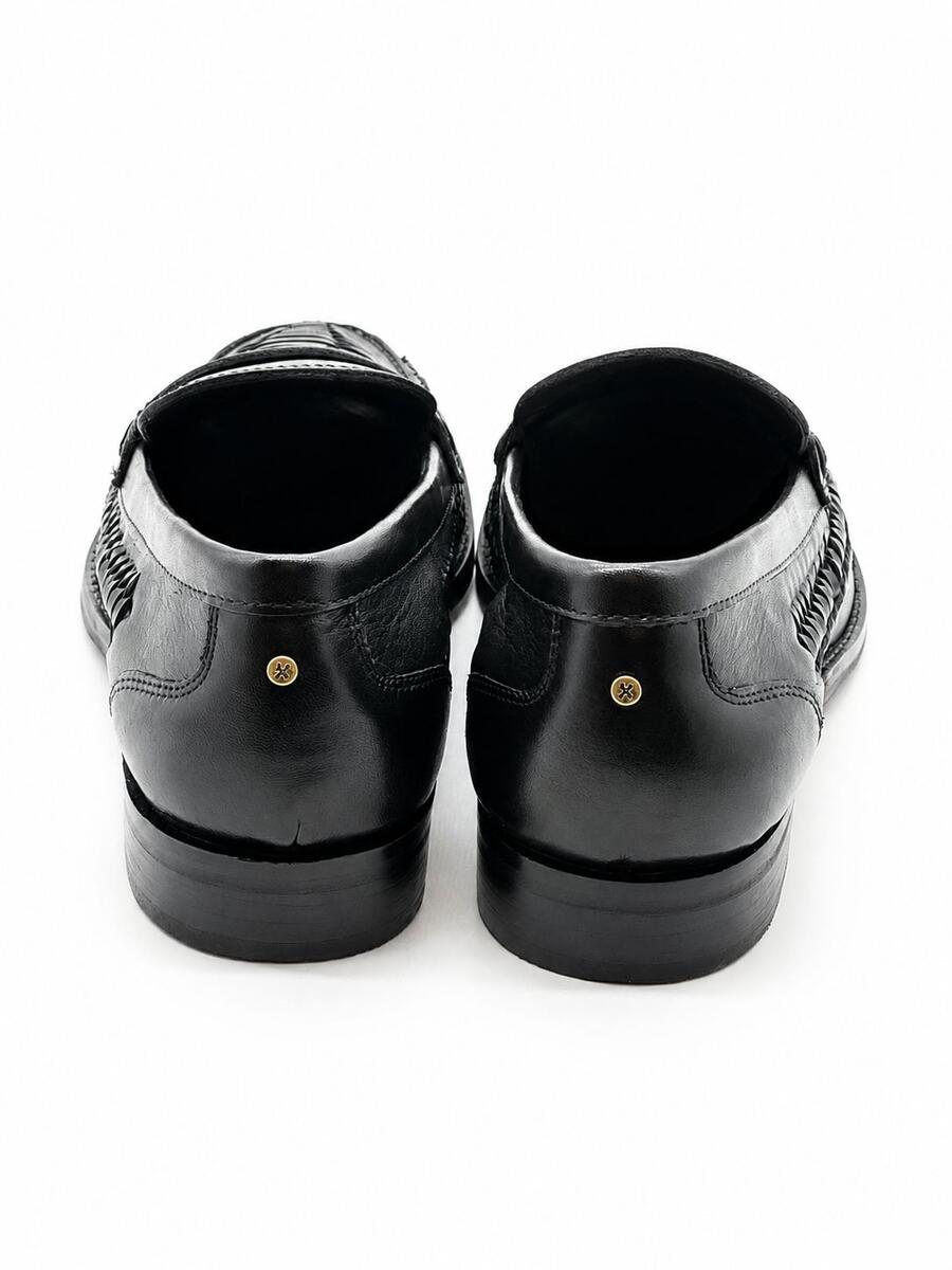 BRONX Mocassino in pelle nero