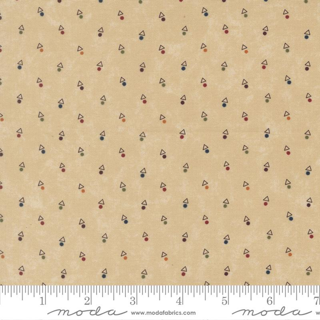 9836-11 tessuto americano Quail Run Kansas Troubles Quilters taglio 25x110 cm