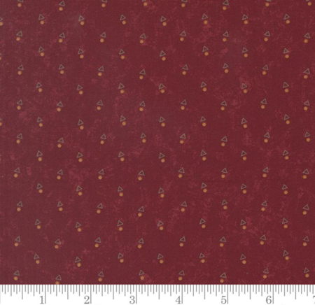 9836-13 tessuto americano Quail Run Kansas Troubles Quilters taglio 25x110 cm