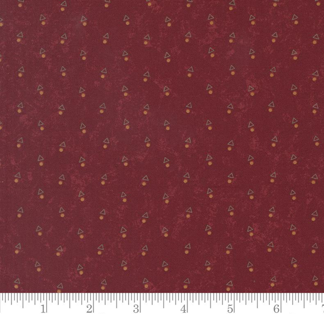 9836-13 tessuto americano Quail Run Kansas Troubles Quilters taglio 25x110 cm