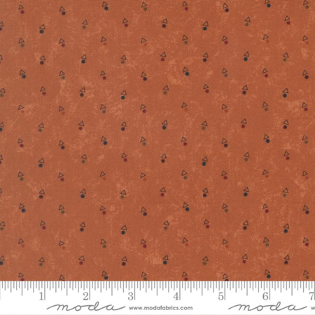 9836-17 tessuto americano Quail Run Kansas Troubles Quilters taglio 25x110 cm